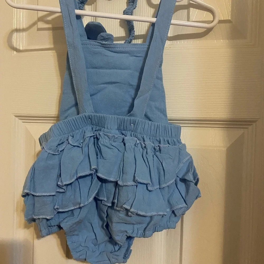 New Bunny Ruffle Butt Romper